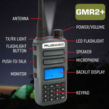 Load image into Gallery viewer, Rugged Radios Rugged GMR2 PLUS GMRS/FRS Two-Way Handheld Radio in Safety Yellow