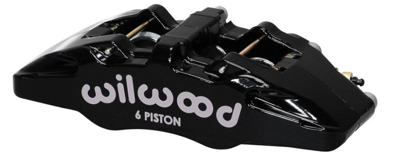 Wilwood Dynapro DP6A Forged Aluminum 6-Piston Caliper - 5.25-Inch Mount, Right Hand (Part Number: Wil120-13430-BK)