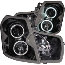 Load image into Gallery viewer, ANZO 2003-2007 Cadillac CTS Projector Headlights with Halo - Black Housing, CCFL, Clear Lens Pair