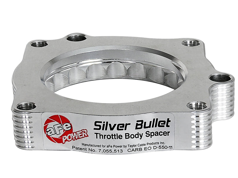 aFe Silver Bullet Throttle Body Spacer Kit for Dodge Challenger SRT-8 2008-2012, V8-5.7L/6.4L HEMI