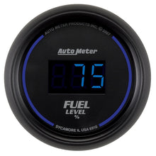 Load image into Gallery viewer, AutoMeter Cobalt Digital 52.4mm Programmable Fuel Level Gauge Part Number ATM6910