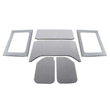 DEI 11-18 Jeep Wrangler JK 4-Door Boom Mat Complete Headliner Kit - Gray