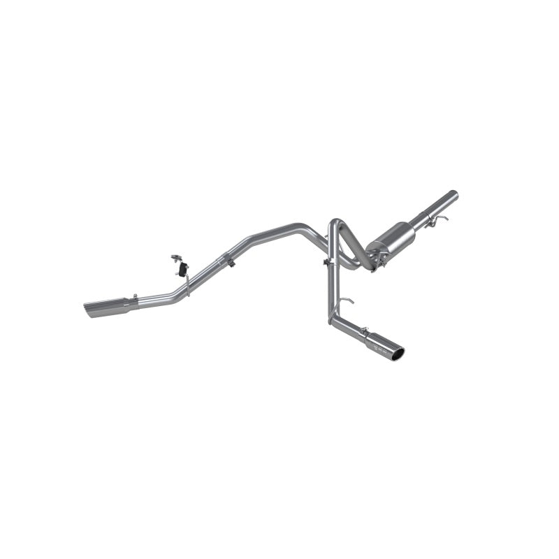 MBRP Armor Plus Series Cat Back Exhaust System for Chevrolet Silverado 1500 and GMC Sierra 1500 – Dual Split Side Exit with 3.5-inch Tips