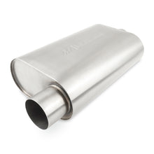 Load image into Gallery viewer, Mishimoto Universal Muffler with 3-inch Offset Inlet/Outlet - Brushed Stainless Steel