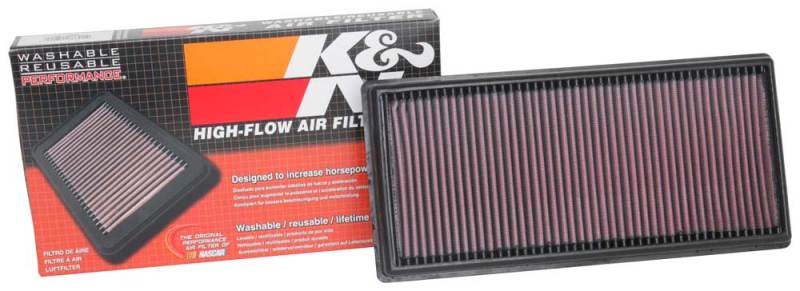 K&N Engineering High-Flow Replacement Air Filter for 2016-2018 Land Rover Range Rover and Range Rover Sport V6 3.0L Diesel