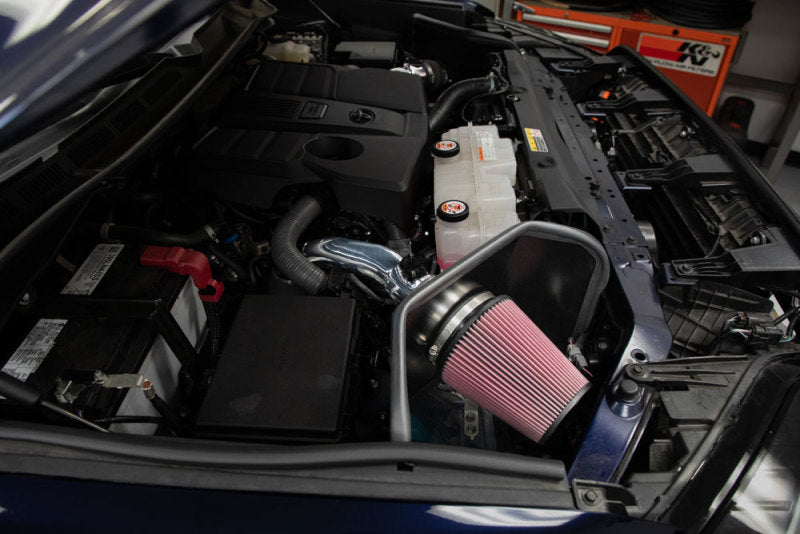 K&N Engineering 77-9042KP Cold Air Intake System for 2022-2023 Toyota Tundra V6-3.5L F/I