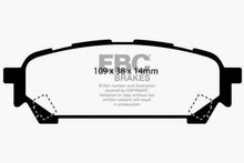 Load image into Gallery viewer, EBC Yellowstuff Rear Brake Pads for Subaru Impreza and Saab 9-2X * High-Performance Street and Track Use