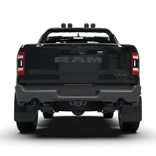 Rally Armor 21-25 Dodge Ram 1500 TRX Black UR Mud Flap - Metallic Black Logo