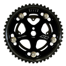 Load image into Gallery viewer, AEM Tru-Time Adjustable Camshaft Gear for Mitsubishi 4G63/T Engines - Black Anodized, 5-Bolt Design
