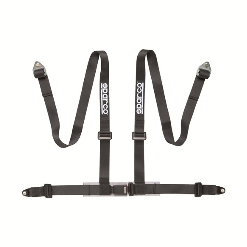 Sparco 2 Inch Black 4-Point Bolt-In Racing Harness Belt (Part #SPA04604BV1NR)