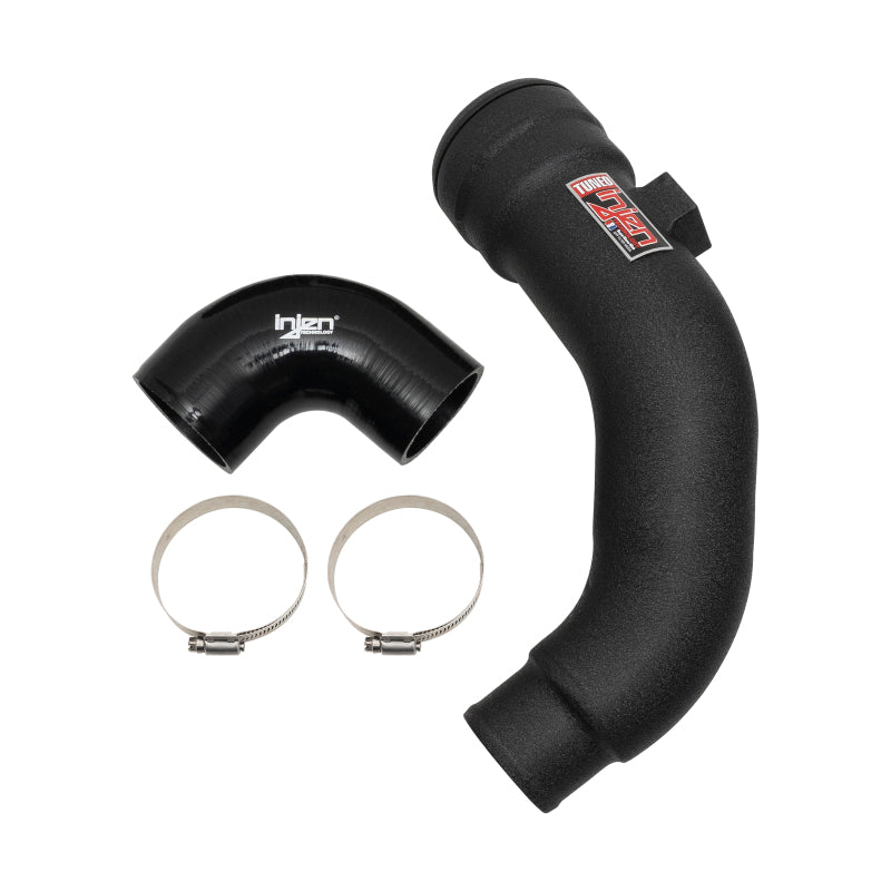 Injen Cold Side Intercooler Charge Pipe for 2017-2022 Ford F-250/F-350 V8-6.7L Turbo Diesel – Wrinkle Black (Part No. SES9004ICPCWB)