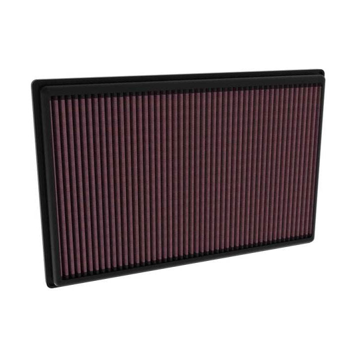 K&N Engineering 33-5142 High-Flow Reusable Air Filter for 2023 Jeep Compass and Dodge Hornet
