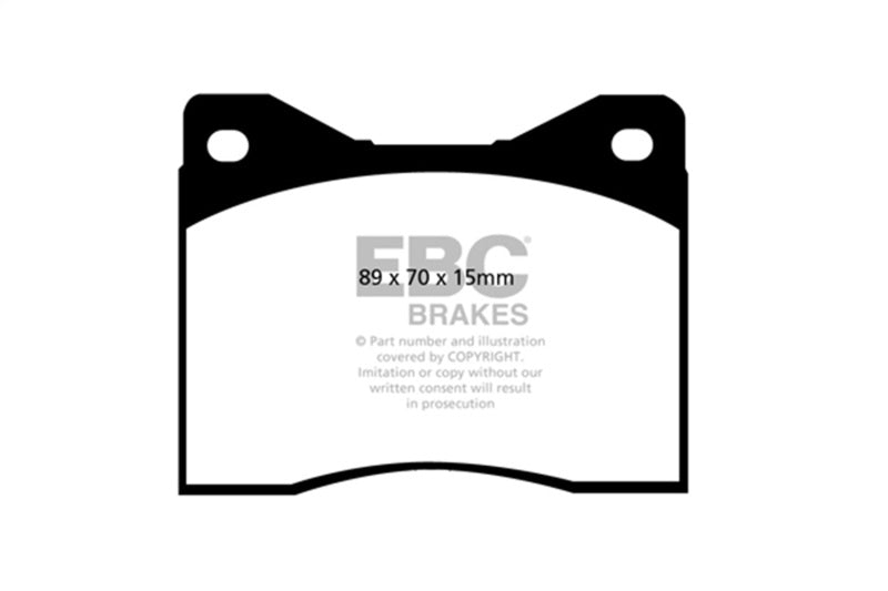 EBC Redstuff Ceramic Rear Brake Pads DP3753/2C for Lamborghini Countach