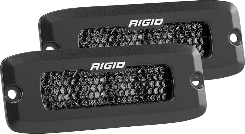 Rigid Industries SR-Q Series PRO Midnight Edition Spot LED Lights * Pair