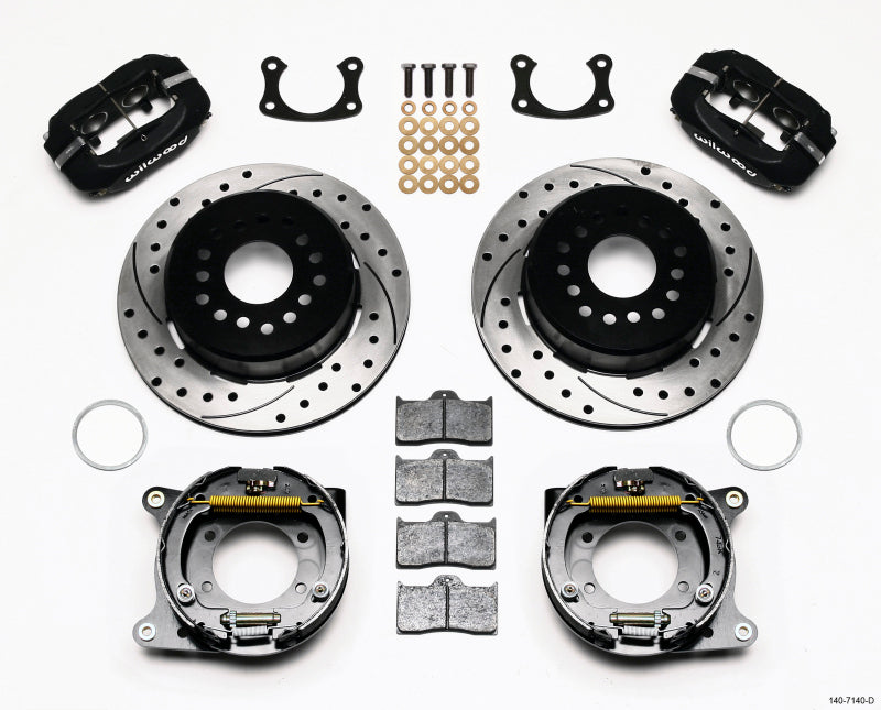 Wilwood Forged Dynalite P/S Park Brake Kit for Big Ford 2.50-inch Offset - Model Wil140-7140-D