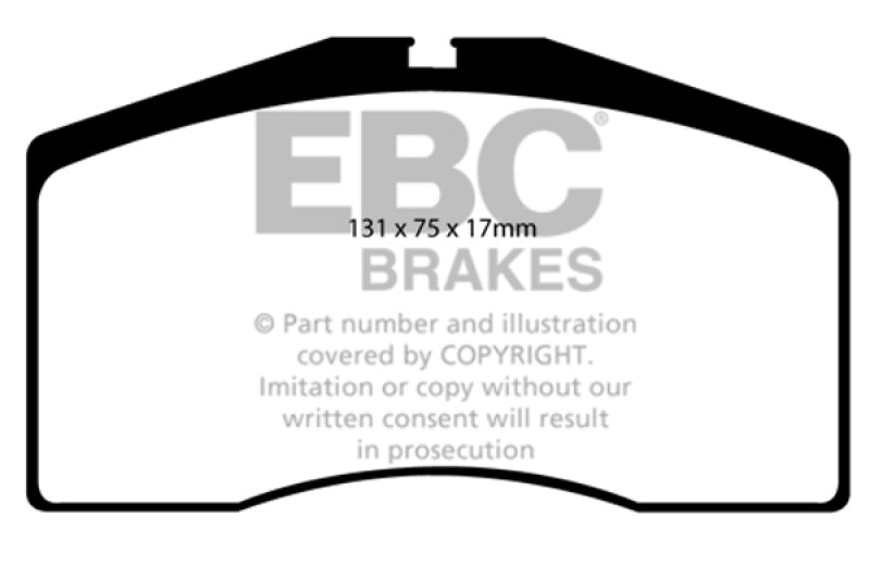 EBC Redstuff Ceramic Brake Pads for Porsche 911 and 928 * Low Dust, High Performance