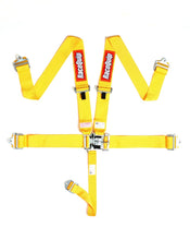 Load image into Gallery viewer, RaceQuip Yellow L &amp; L 5-Point Seat Belt, Part RQP711031 – Automotive Safety Harness for Racing and Performance Vehicles