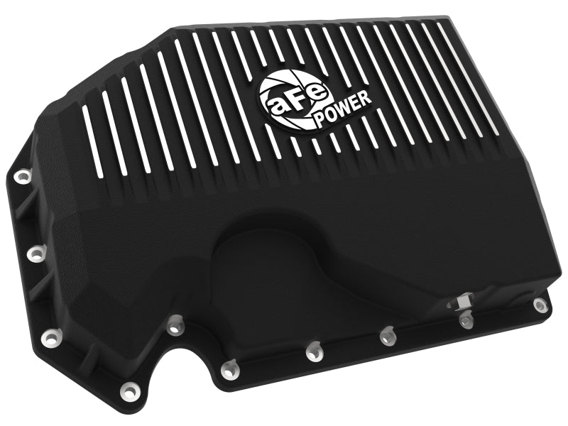 aFe POWER Pro Series Engine Oil Pan for VW 1.8L/2.0L Models * Black with Machined Fins and 1 Quart Increased Capacity