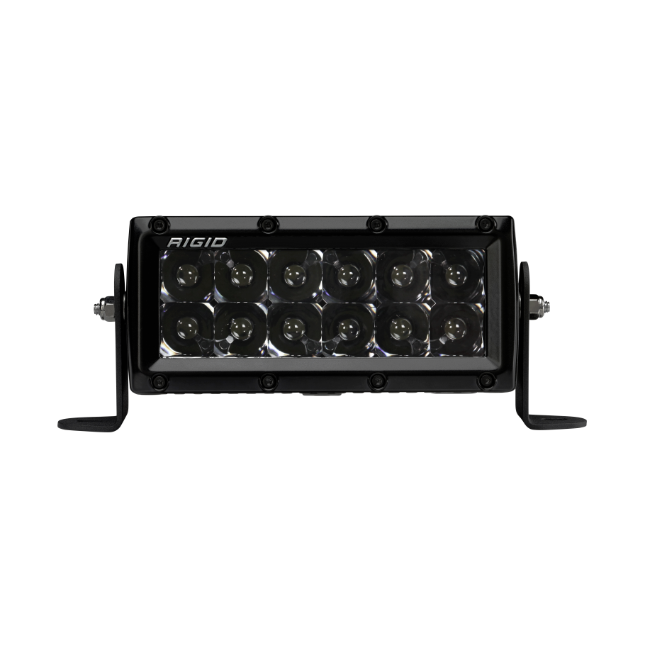 Rigid Industries 6-inch E-Series Spot Midnight Edition LED Light Bar - High-Performance Off-Road and Automotive Lighting