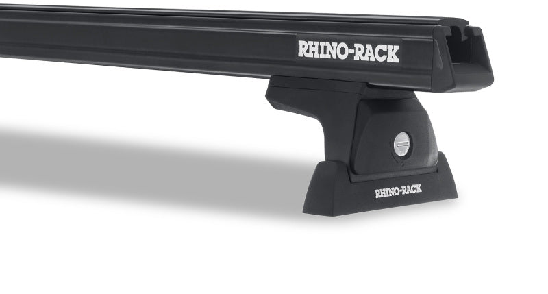 Rhino-Rack Heavy Duty 65-inch 2 Bar Roof Rack with No Tracks - Black, Part Number RHRY01-140B-NT