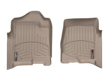 Load image into Gallery viewer, WeatherTech DigitalFit Front FloorLiner for Chevrolet Avalanche, Tan, Part Number WET450661
