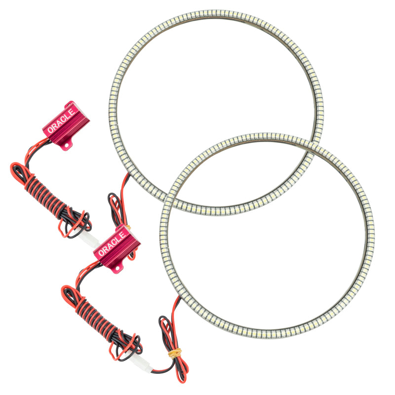 Oracle Lighting Surface Mount Headlight Halo Kit for Jeep Wrangler JL & Gladiator JT - White