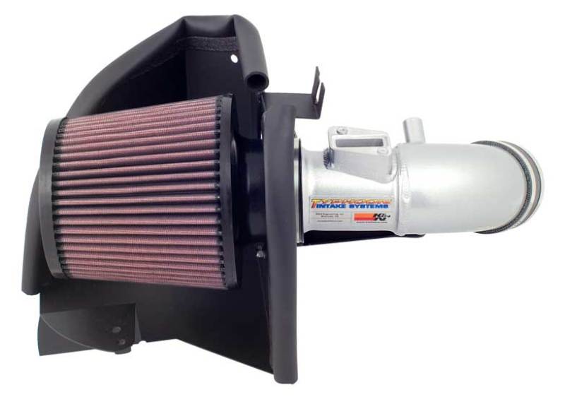 K&N Engineering 69-1013TS Silver Typhoon Short Ram Intake for Honda Civic 2006-2008