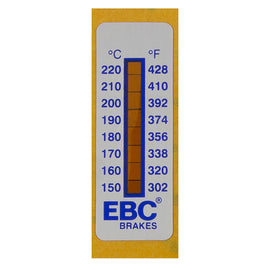 EBC Racing ebcTS005 8-Level Caliper Temperature Indicator Strips