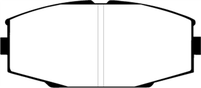 EBC Greenstuff 2000 Series Front Brake Pads for Toyota Supra (1986-1992) * Enhanced Street Performance