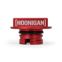 Load image into Gallery viewer, Mishimoto Hoonigan Oil Filler Cap for Ford Mustang EcoBoost and Ford Focus ST - Red