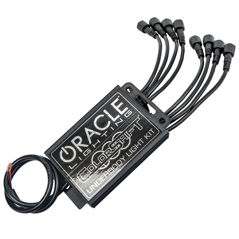 ORACLE Lighting Bluetooth + RF ColorSHIFT Underbody Rock Light Kit – 8 Pieces for Off-Road Vehicles