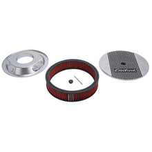 Load image into Gallery viewer, Edelbrock Elite II 14-Inch Round Air Cleaner with Polished Finish and Pro-Flo Filter
