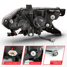Load image into Gallery viewer, ANZO 2016-2017 Toyota Tacoma Projector Headlights with Plank Style Design, Black Housing and Amber Accents