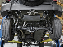 Load image into Gallery viewer, aFe Rebel Series 2.5-inch Dual Black Tip Axle-Back Exhaust System for Jeep Wrangler (JK) 2007-2018 with V6-3.8L / 3.6L Engine