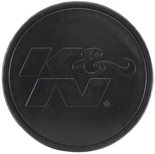 Load image into Gallery viewer, K&amp;N Engineering Universal Rubber Round Tapered Air Filter - 4 inch Flange ID, 8 inch Base OD, 6.625 inch Top OD, 8 inch Height (Part Number: knnRU-5171HBK)