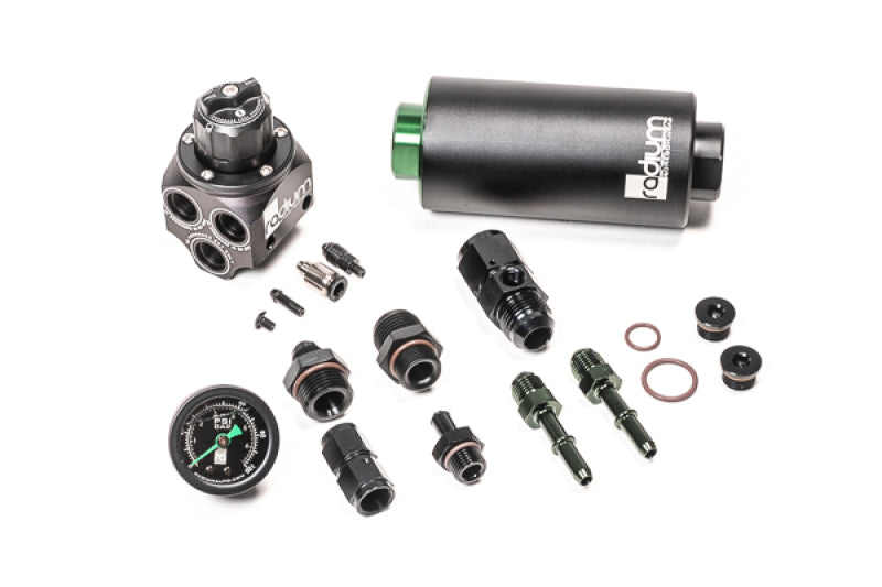 Radium Engineering Fuel Pressure Regulator & Filter Kit for BMW E46 M3 - Part #rad20-0932-05