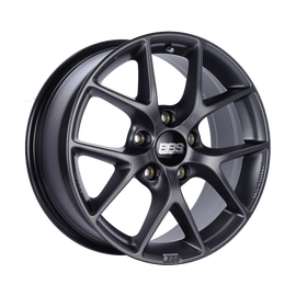 BBS SR 18x8 Satin Grey Wheel with 5x130 Bolt Pattern and ET50 Offset