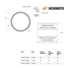 Load image into Gallery viewer, Mishimoto DuraCore 3-Inch Straight Silicone Intercooler Coupler MMDCC-30SBK