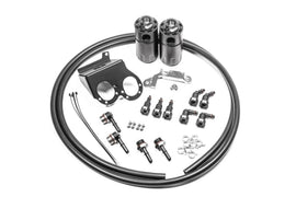Radium Engineering Dual Catch Can Kit for 2014-2019 Chevrolet Corvette LT1 - Part Number rad20-0986-FL