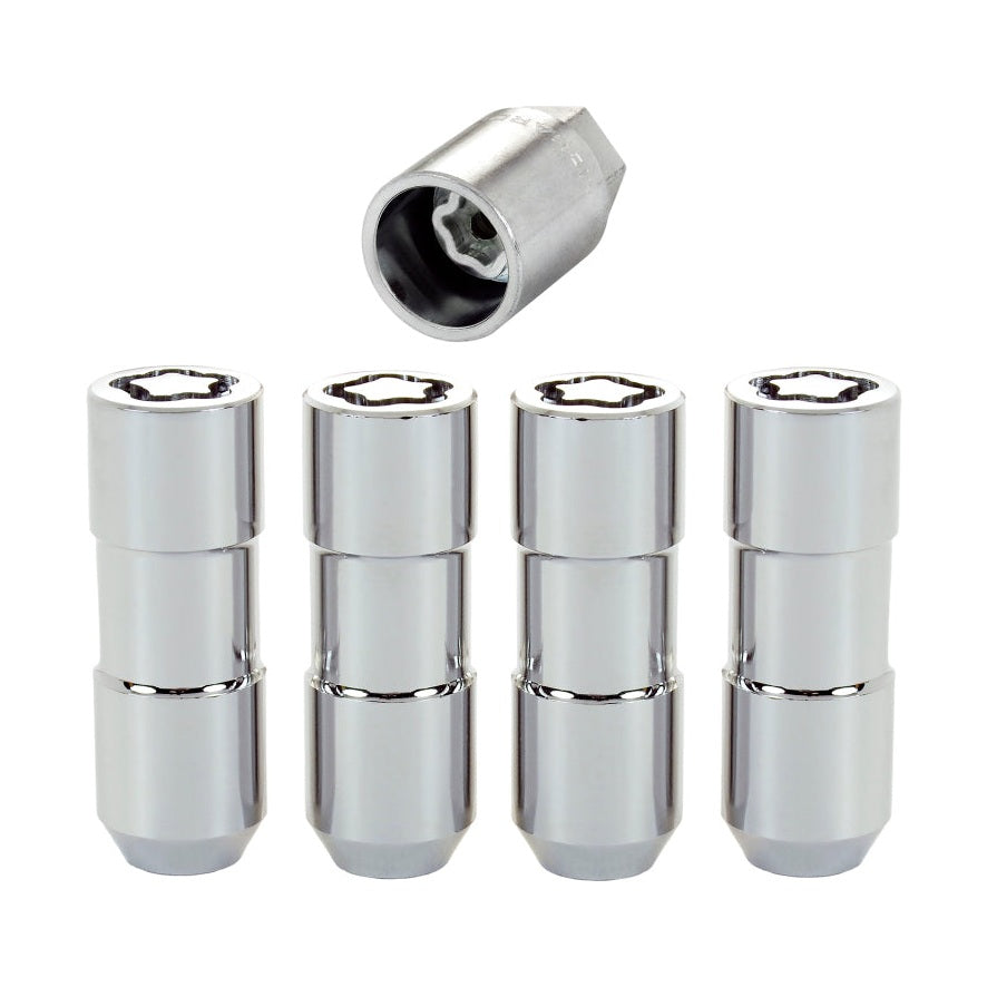 McGard Chrome Cone Seat Wheel Lock Nut Set – 4 Pack for GMC V2500 Suburban, Part #mcg24134