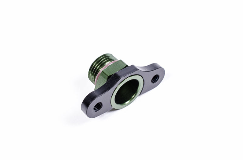 Radium Engineering FPR Adapter - 8AN ORB, 16mm Bore, 39mm Spacing, M6 - Evolution 8/9 4G63