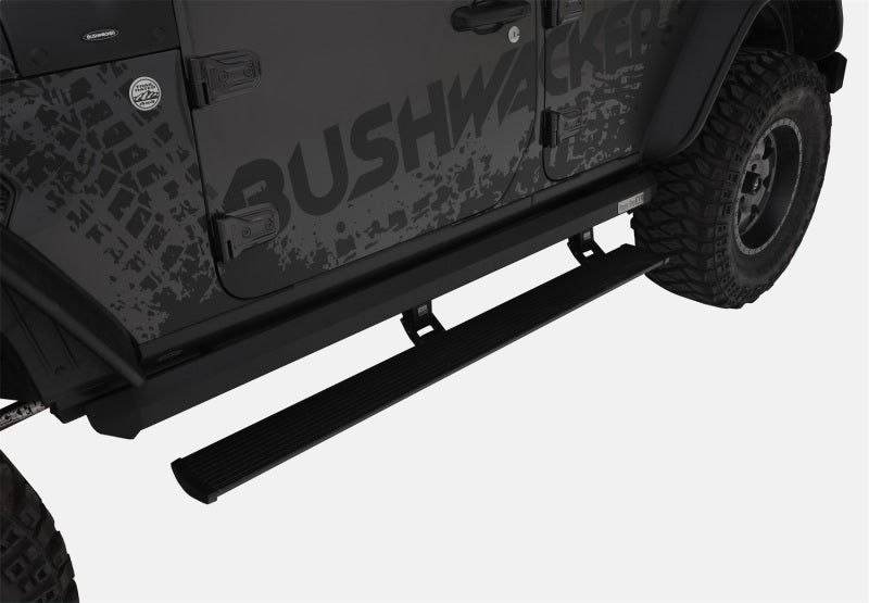 AMP Research PowerStep XL Electric Running Board for 2018-2020 Jeep Wrangler JL 4-Door, Black
