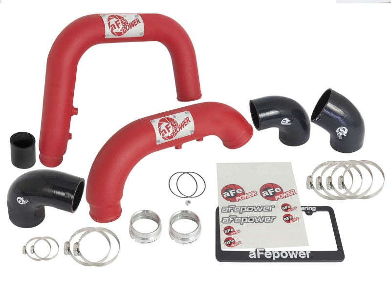 aFe BladeRunner Red Intercooler Tubes Kit for 2016-2018 GM Colorado and Canyon with 2.8L Turbo Diesel