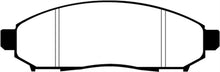Load image into Gallery viewer, EBC Greenstuff 05+ Nissan Frontier 2.5 2WD Front Brake Pads Part Number EBCCD61747