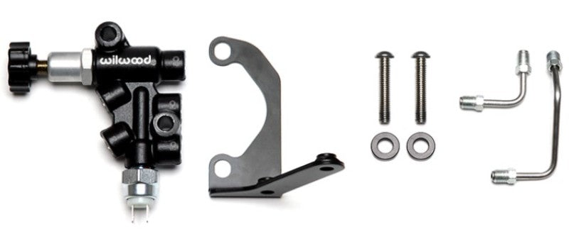 Wilwood Tandem Master Cylinder Mounting Bracket Right-Hand Kit with Proportioning Valve - Part No. Wil260-15048