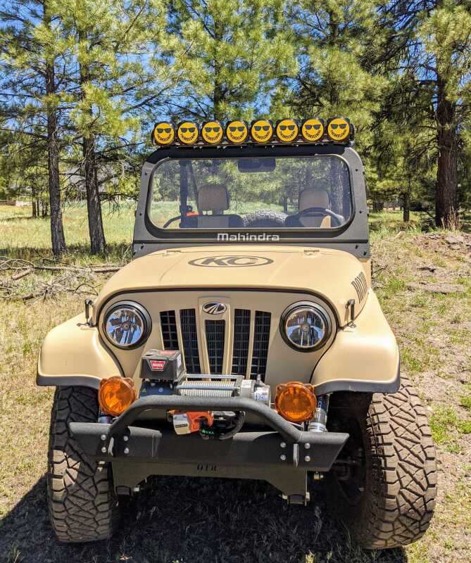 KC HiLiTES 6-inch Hard Cover for Gravity Pro6 LED Lights - 50th Anniversary Smiley Face Design