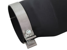 Load image into Gallery viewer, aFe MACHForce XP 5-Inch Stainless Steel Exhaust Tip with Black Finish for Left Side Exit