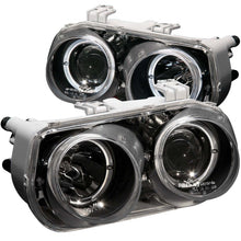 Load image into Gallery viewer, ANZO 1994-1997 Acura Integra Projector Headlights with Halo, Black Housing, Clear Lens – Pair