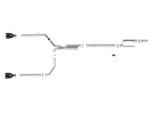 Load image into Gallery viewer, aFe Vulcan Series 3 Inch to 2-1/2 Inch Stainless Steel Cat-Back Exhaust System for Jeep Gladiator (2020-2021) with Black Tips