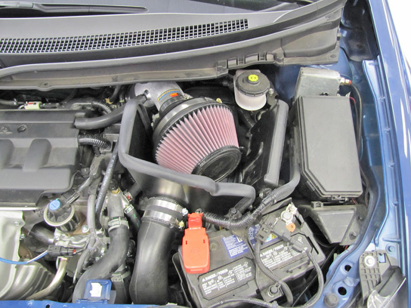 K&N Engineering 69-1020TS Cold Air Intake System for Honda Civic 1.8L L4 - Silver Typhoon